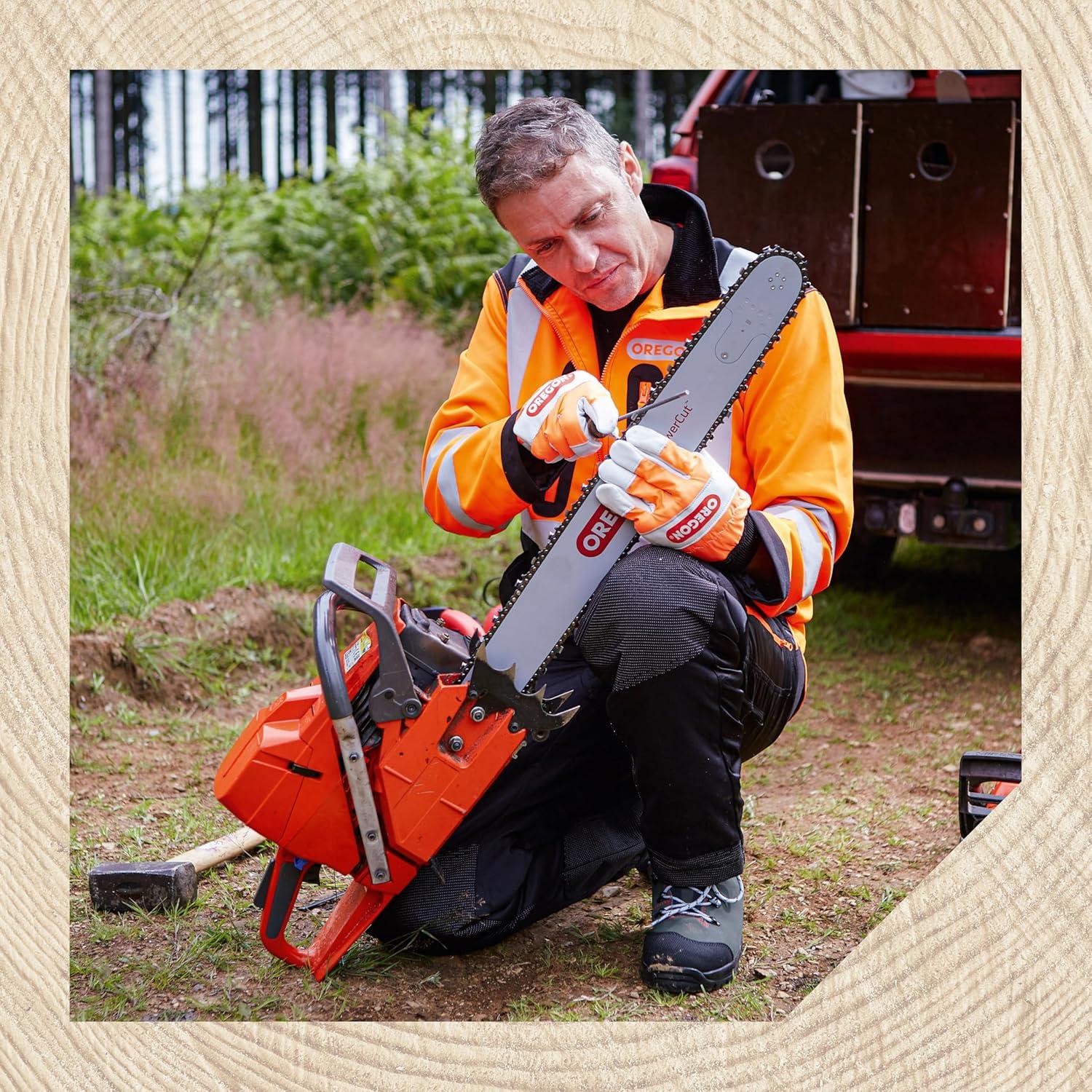 imageOregon 1364quot 52mm Professional Round Chainsaw Chain Sharpening Files for 38quot 404quot Stihl Chains 12 Pack 70505 Black32 Inch