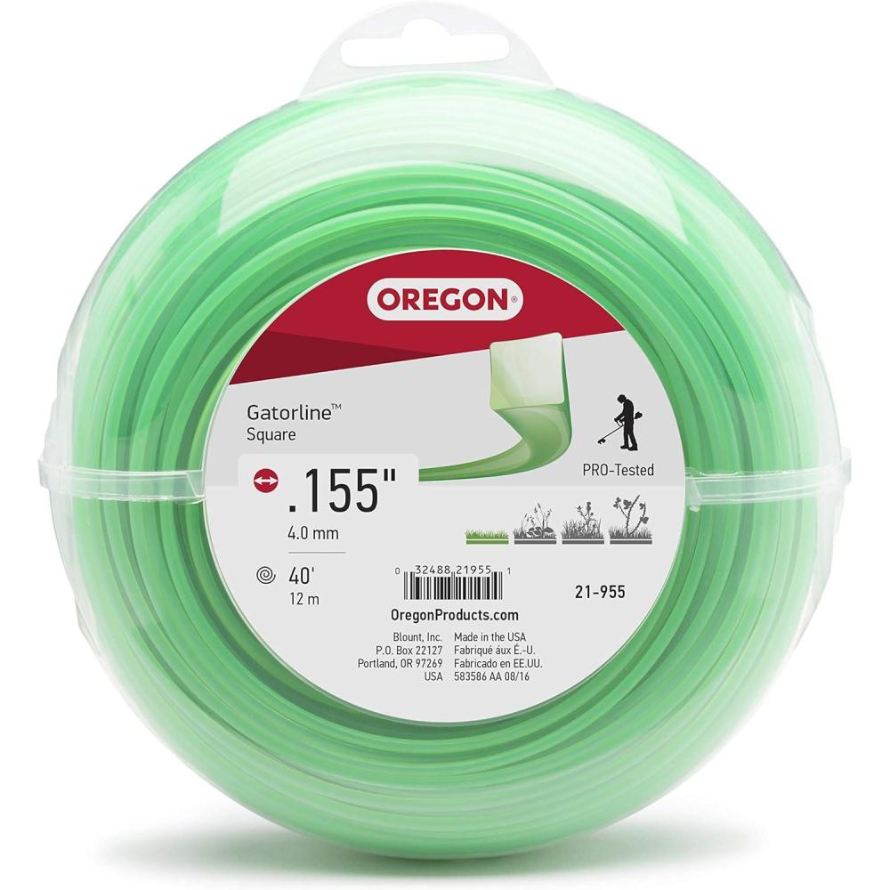 imageOregon 19034 Gatorline Square Trimmer Line 155Inch Precut Green12 lb