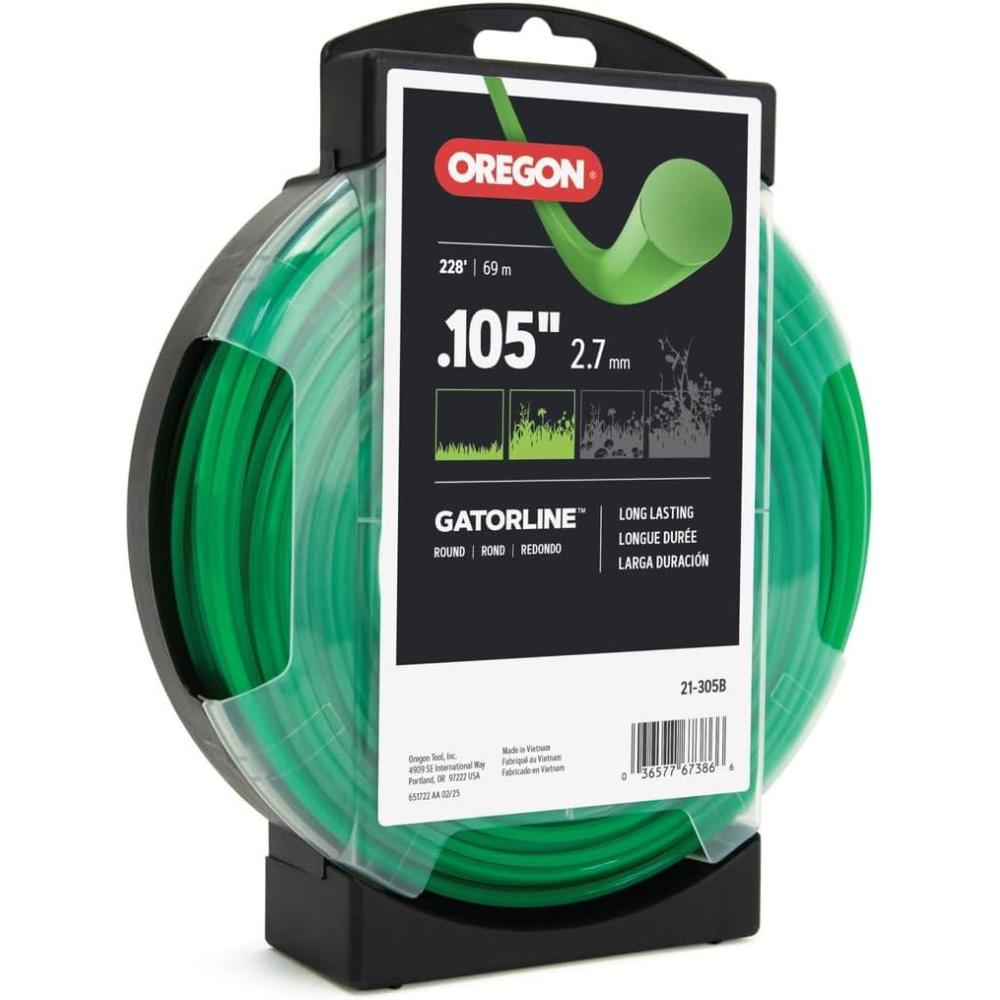 imageOregon 21505 Gatorline Round Trimmer Line 105Inch by 1142Foot Green3 lb