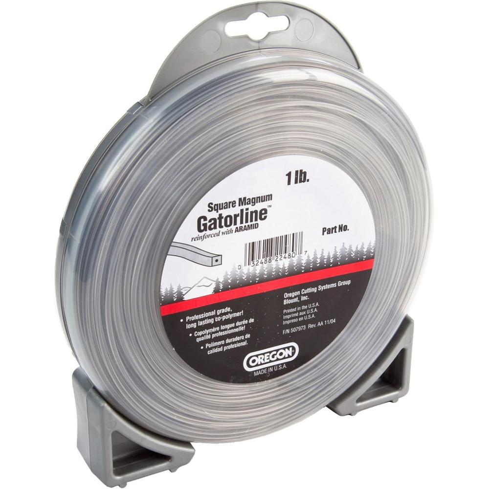 imageOregon 22470 Magnum Gatorline Square Trimmer Line 17Inch by 71Foot Gray1 lb