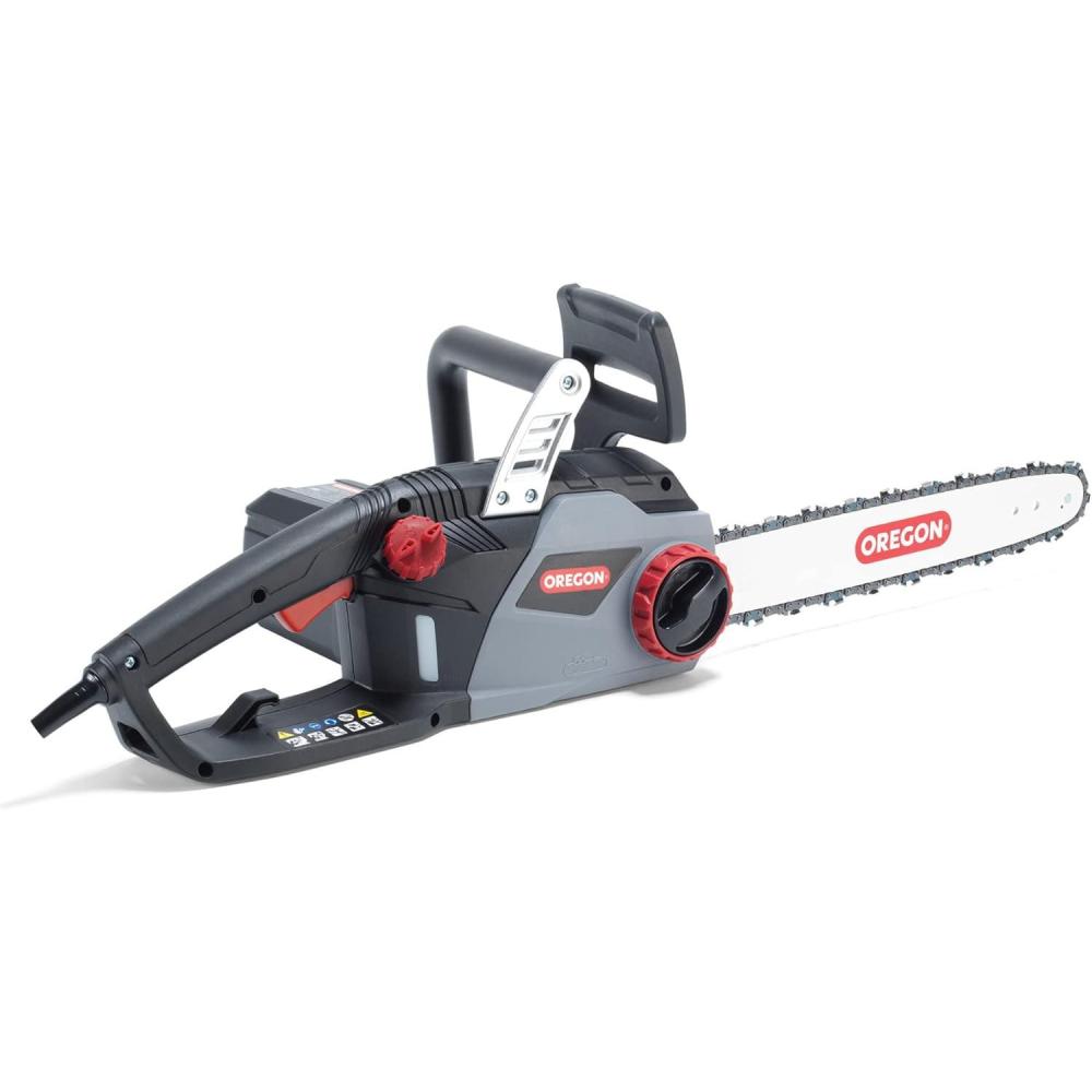 imageOregon CS1400 15 Amp Electric Chainsaw Powerful Corded Electric Saw with 16Inch Guide Bar ampamp ControlCut Saw Chain Quiet ampamp Low Kickback 2Year Warranty by Oregon 603348Chainsaw