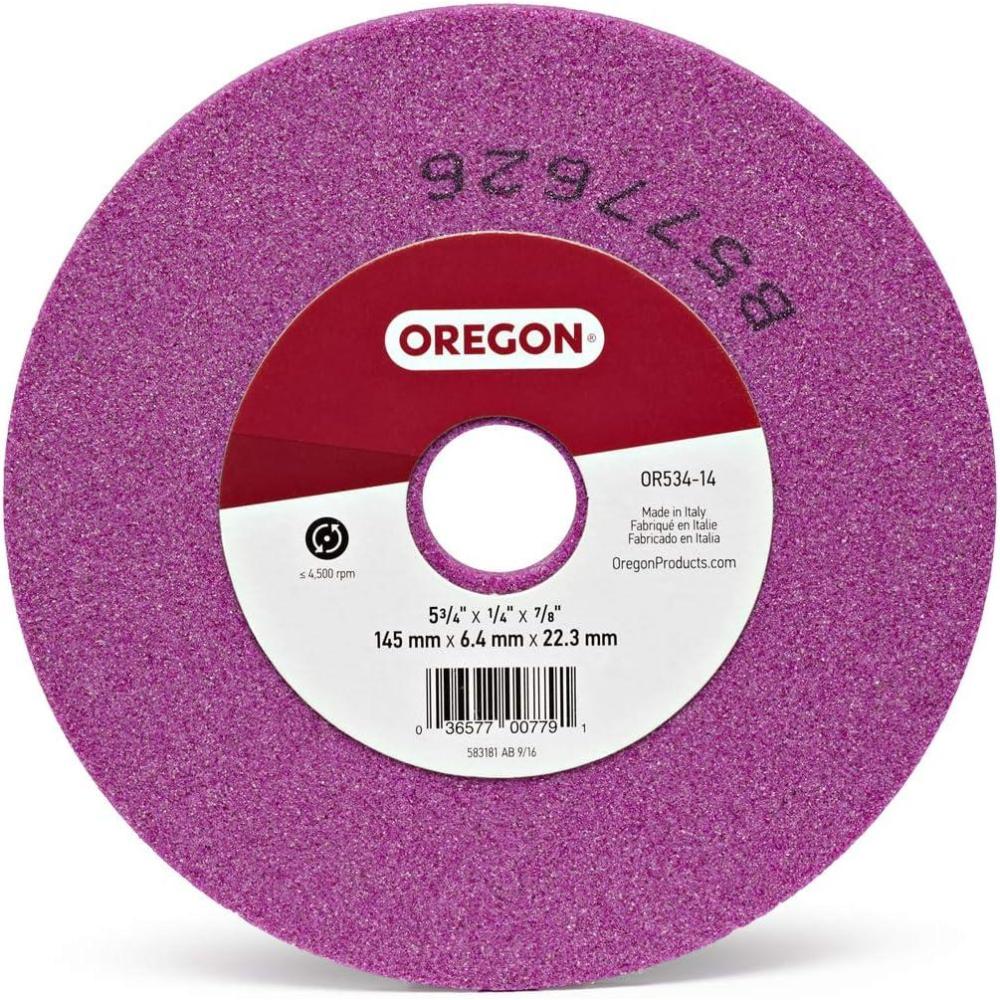 imageOregon Chain Sharpener Grinding Wheel  316in Thickness for 325inPitch 20 21 22 95 Series Chains only 38inPitch All Except 90 91 Series Chains and 404inPitch Chain534 x 14