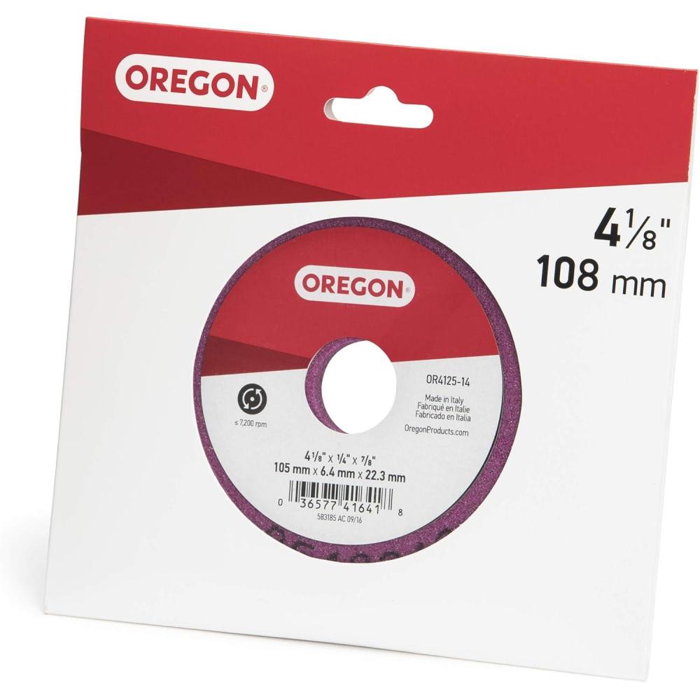 imageOregon Chain Sharpener Grinding Wheel  316in Thickness for 325inPitch 20 21 22 95 Series Chains only 38inPitch All Except 90 91 Series Chains and 404inPitch Chain1