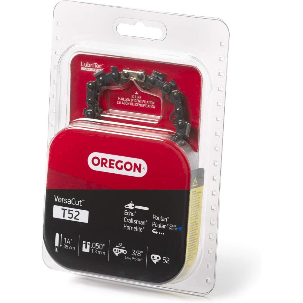 imageOregon Chainsaw Chains 3Pack 38quot Low Profile pitch 050quot 13 mm Gauge VXL Semi Chisel Replacement Chainsaw Chain for 14Inch Bar 52 Drive Links fits Husqvarna Makita Craftsman ampamp more T52X31Pack