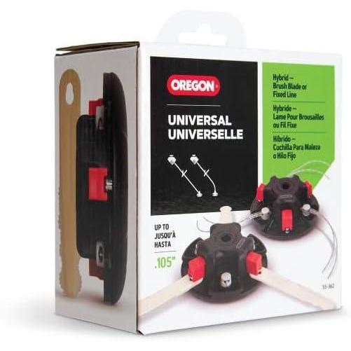 imageOregon Universal Bump Feed Trimmer Head 080quot  105quot Diameter Line Compatible 55361Hybrid