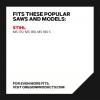 Oregon 14-Inch Replacement Chainsaw Bar and S50 AdvanceCut Chainsaw Chain Combo, 50 Drive Links, Pitch: 3/8″, .050″ Gauge (105667), fits several Stihl models, Grey(14-Inch)