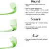 Oregon 19-034 Gatorline Square Trimmer Line .155-Inch Precut, Green(5 lbs)