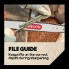 Oregon Chainsaw Chain Sharpening Kit with Hard Case – Contains Files, Handles, Depth Gauge, Stump Vise, Felling Wedge, and More Accessories