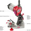 Oregon Compact 120-Volt Mini Bench Grinder, Universal Saw Chain Sharpener, for All Chainsaw Chains (310-120), Small(Professional with Hydraulic Assist for High-Volume)