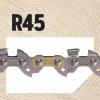 Oregon R45 AdvanceCut Chainsaw Chain for 12-Inch Bar, 45 Drive Links, low-kickback chain fits Dewalt, Craftsman, Makita and more(R45 Chainsaw Chain)