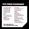 Oregon S62 AdvanceCut Chainsaw Chain for 18-Inch Bar, 62 Drive Links, low-kickback chain, fits Husqvarna, Echo, Poulan, Craftsman, Echo and more(2 Pack)