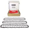 Oregon Chainsaw Chains, 3-Pack 3/8″ Low Profile pitch, .050″ (1.3 mm) Gauge VXL Semi Chisel Replacement Chainsaw Chain for 14-Inch Bar, 52 Drive Links, fits Husqvarna, Makita, Craftsman & more (T52X3)(3-Pack)