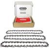 Oregon T55 Chainsaw Chains, 3-Pack 3/8″, .050″ Gauge VXL Semi Chisel Replacement for 16-Inch Bar, 55 Drive Links fits Stihl, Craftsman, McCulloch & Poulan (T55X3) Gray(3-Pack)