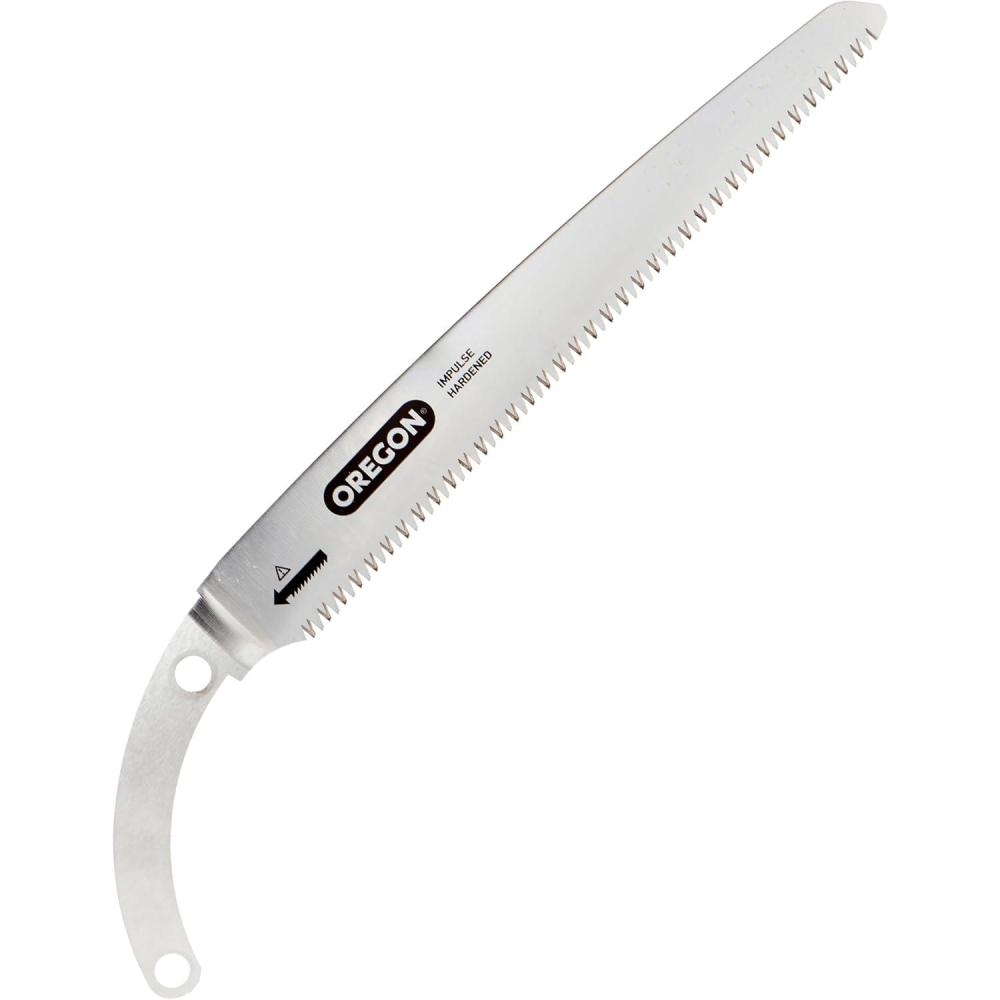 imageOregon 12 Straight Premium Japanese HighCarbon Steel Hand Saw Rust Proof ForestryPruningCutting Tool Curved Blade with Scabbard Safety Sheath 60013812 Replacement Blade