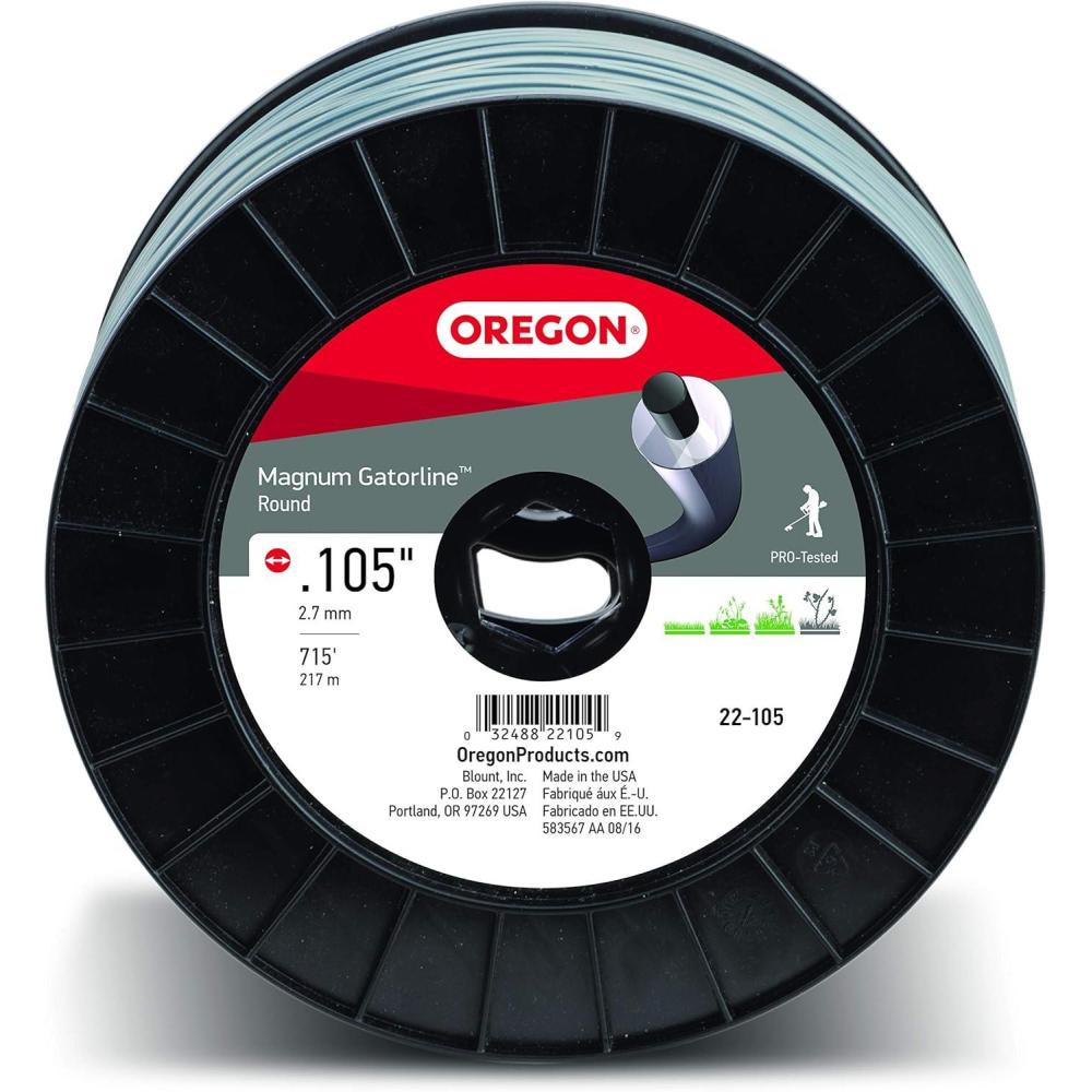 imageOregon 22205 Magnum Gatorline Round Trimmer Line 105Inch by 114Foot3 lb