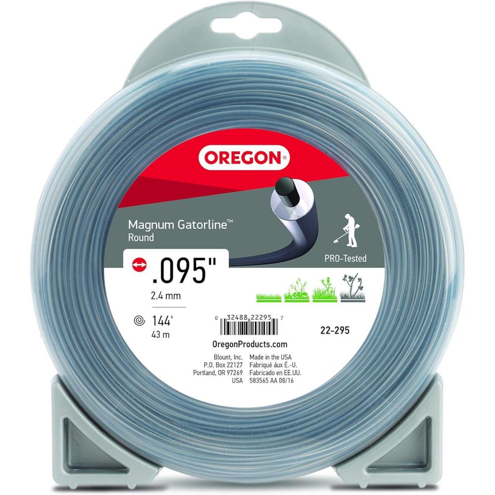 imageOregon 22595 Magnum Gatorline Round Trimmer Line 095Inch by 1443Foot12 lb