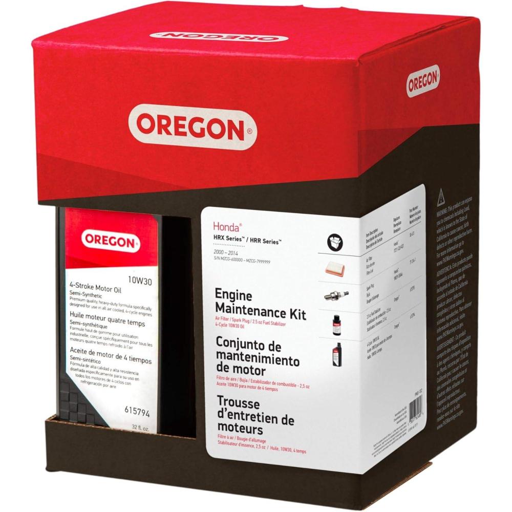 imageOregon Lawn Mower Engine TuneUp Maintenance Kit for Briggs ampamp Stratton 450550 Series Engines 01110 Red01102