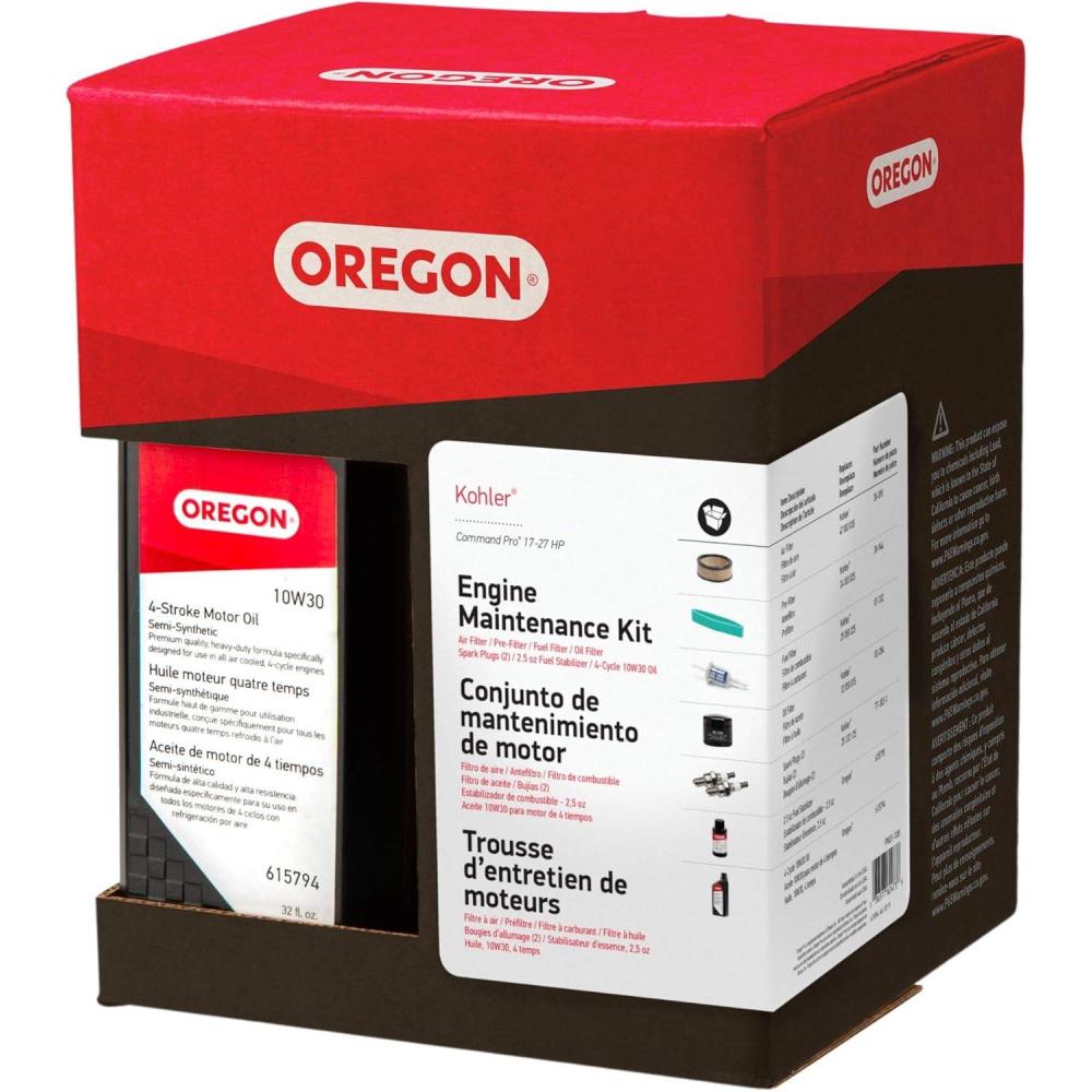 imageOregon Lawn Mower Engine TuneUp Maintenance Kit for Briggs ampamp Stratton 450550 Series Engines 01110 Red01108