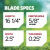 Oregon Mower Blade 6-Pack, Mulching Lawn Mower Replacement Blades, 16-1/4″ (93-005-6), Black(6 Pack)