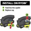 Oregon Pre-Filled Trimmer Spool Lines for Ryobi, Guaranteed Fit for AC80RL5, Fits Ryobi One+ 13 inch Trimmers (18V, 24V, 40V), Fitted with Oregon Gatorline Square Twist Spool, 0.080inch, 5-Pack(For: Ryobi AC14RL3A)
