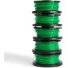 Oregon Pre-Filled Trimmer Spool Lines for Ryobi, Guaranteed Fit for AC80RL5, Fits Ryobi One+ 13 inch Trimmers (18V, 24V, 40V), Fitted with Oregon Gatorline Square Twist Spool, 0.080inch, 5-Pack(For: Ryobi AC80RL5)