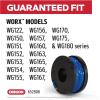 Oregon Pre-Filled Trimmer Spool Lines for Ryobi, Guaranteed Fit for AC80RL5, Fits Ryobi One+ 13 inch Trimmers (18V, 24V, 40V), Fitted with Oregon Gatorline Square Twist Spool, 0.080inch, 5-Pack(For: Worx WA004)