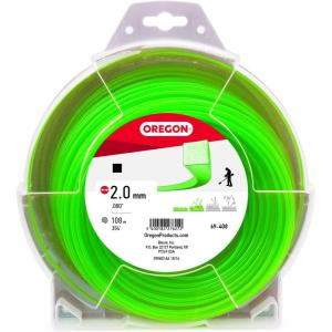 Oregon .095″ Round String Trimmer Replacement Line for DIY Yard Work or Gardening, Universal Fit, All-Purpose, 3lb Spool, 866 Foot Length, Green (69-365)(.08″ x 354′)