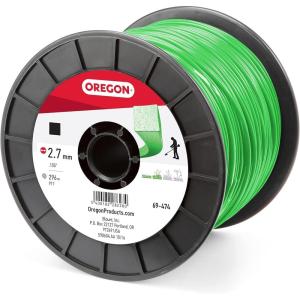 Oregon .095″ Round String Trimmer Replacement Line for DIY Yard Work or Gardening, Universal Fit, All-Purpose, 3lb Spool, 866 Foot Length, Green (69-365)(.105″ x 971′)