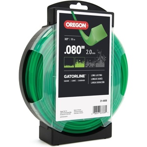 Oregon 0.080 in. Gatorline Round Weed Wacker/String Trimmer Line, 1 lb. (416 ft.) Bulk Donut, Fits Stihl, DeWalt, Ryobi and Greenworks 21-380B(327′ Square)